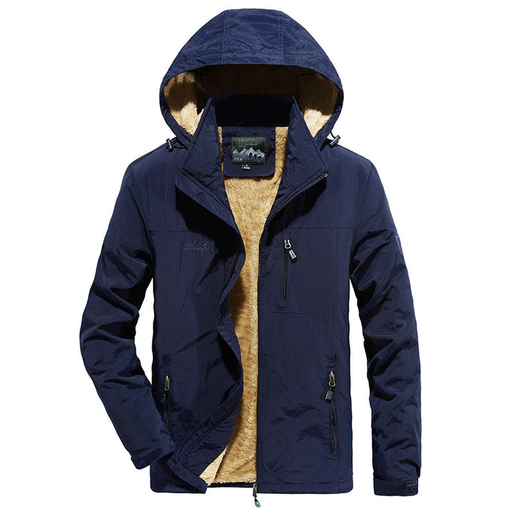 Herren wetterfeste Outdoor-Jacke mit warmem Innenfutter Echoarchiv