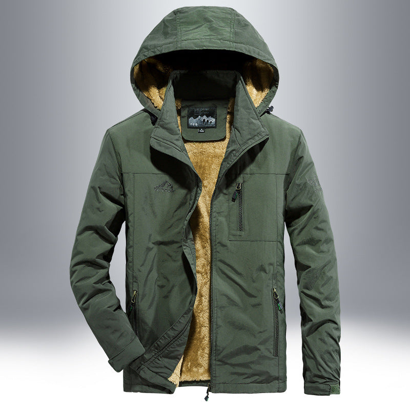 Herren wetterfeste Outdoor-Jacke mit warmem Innenfutter Echoarchiv