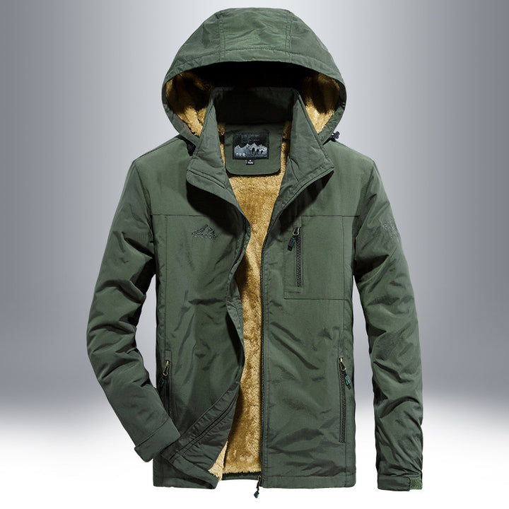 Herren wetterfeste Outdoor-Jacke mit warmem Innenfutter Echoarchiv