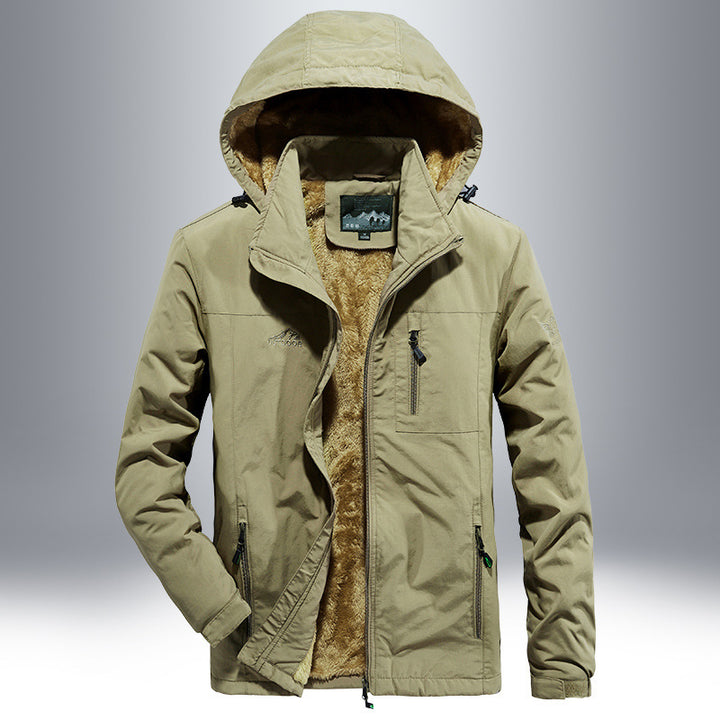 Herren wetterfeste Outdoor-Jacke mit warmem Innenfutter Echoarchiv
