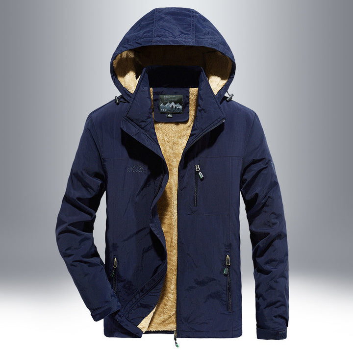 Herren wetterfeste Outdoor-Jacke mit warmem Innenfutter Echoarchiv