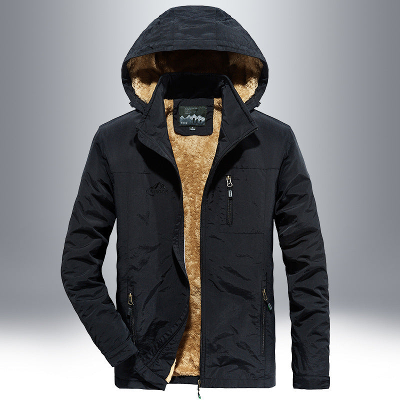 Herren wetterfeste Outdoor-Jacke mit warmem Innenfutter Echoarchiv