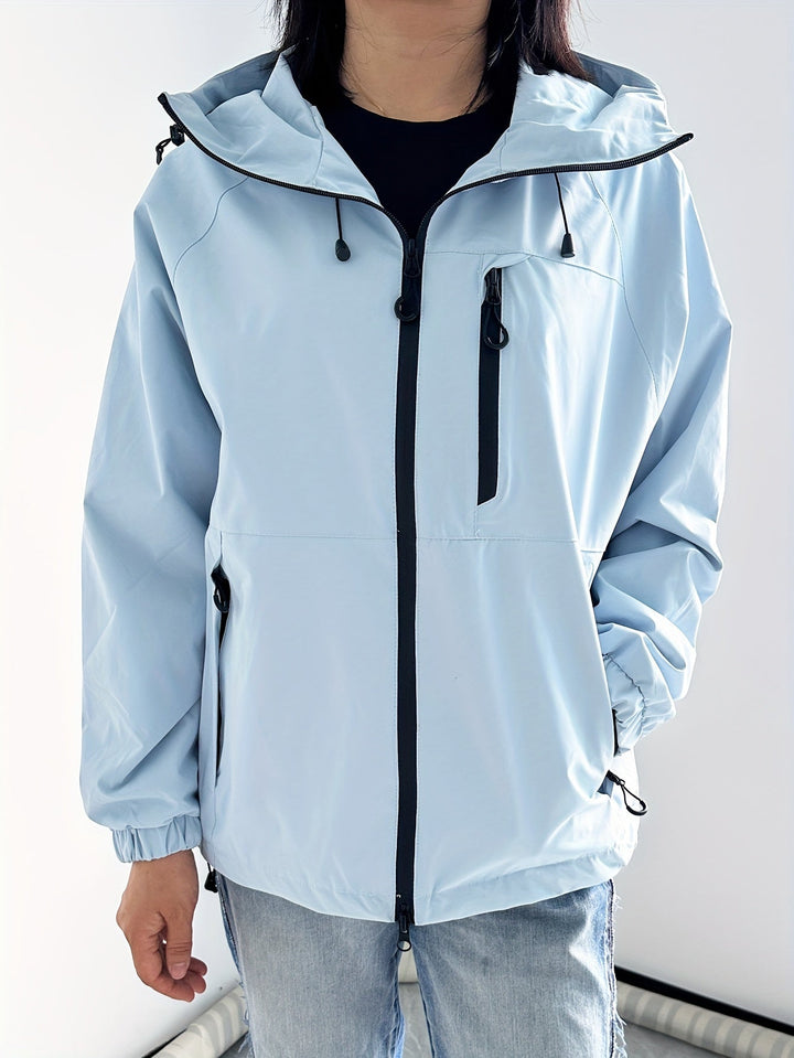 Echoarchiv | Moderne Wasser Und Winddichte Regenjacke Für Damen