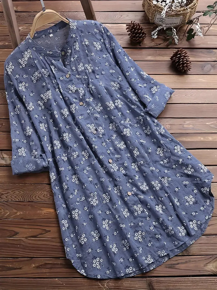 Echoarchiv-Bluse | Bluse mit Blumendruck für den Sommer