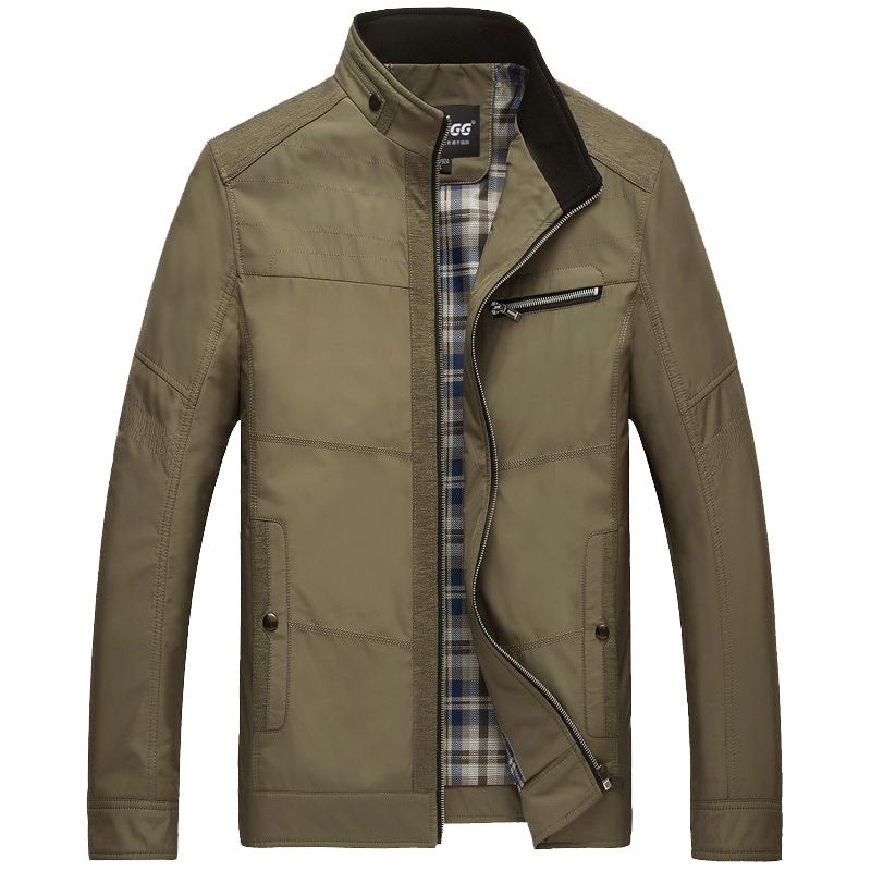 Herren Regenjacke mit Thermofutter und modernen Details Echoarchiv