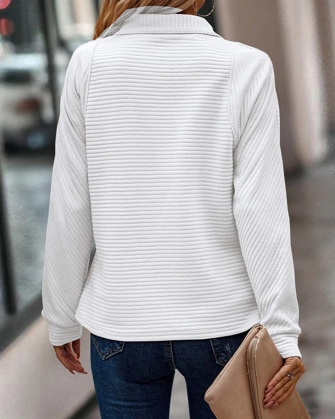 Damenpullover mit V-Ausschnitt - Scarlett – Mavelle
