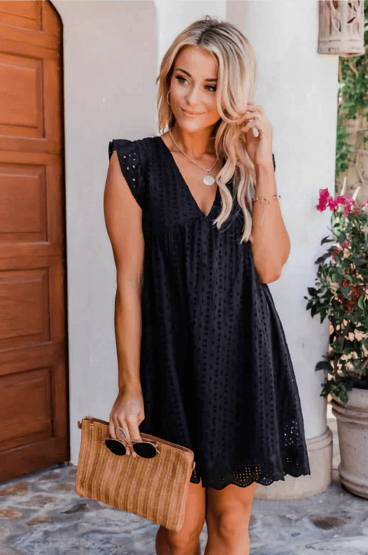 Echoarchiv | Damen Sommerkleid mit Hose Bequemes Damenkleid