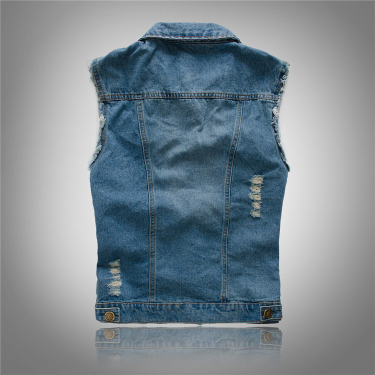 Echoarchiv Stylische Denim Weste für Herren