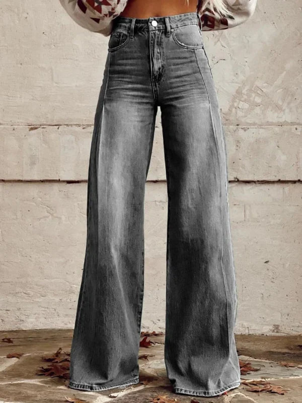 Echoarchiv | Weit Geschnittene High-Waisted Hose für Frauen