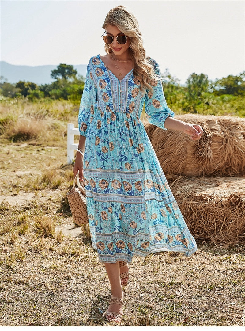 Echoarchiv | Stilvolles Boho Sommerkleid