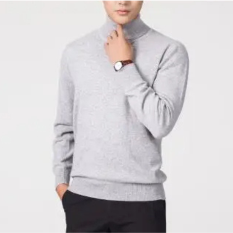 Eleganter Rollkragenpullover Herren | Klassischer Strickpullover – Terenzo