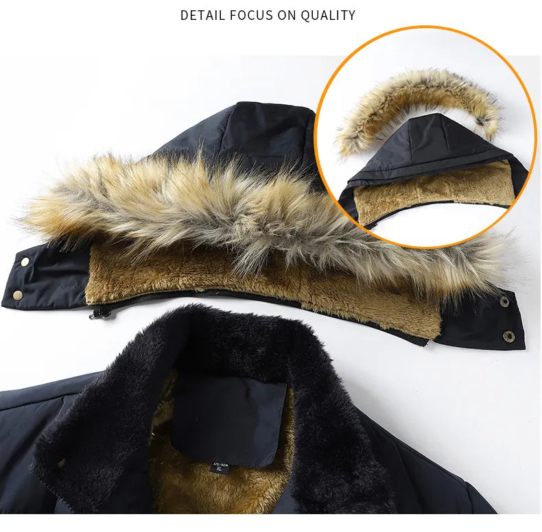 Echoarchiv | Herren Parka Wintergefüttert