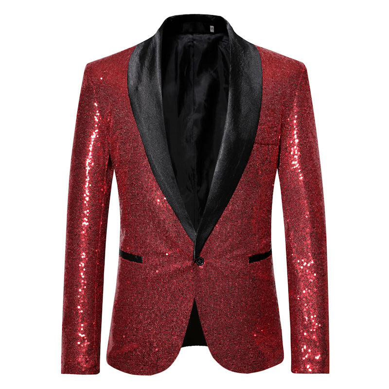 Echoarchiv | Stilvoller Pailletten-Blazer für Herren