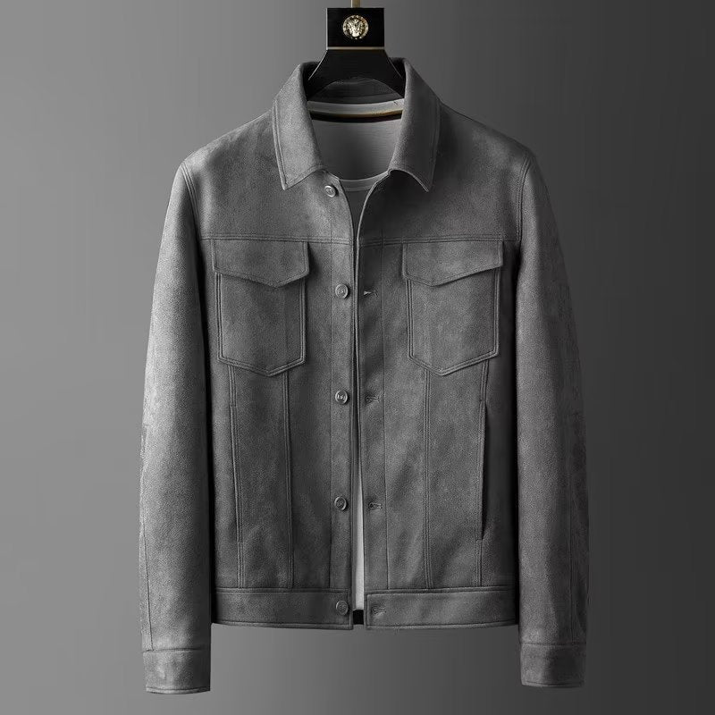 Echoarchiv | Klassische Wildlederjacke für Männer