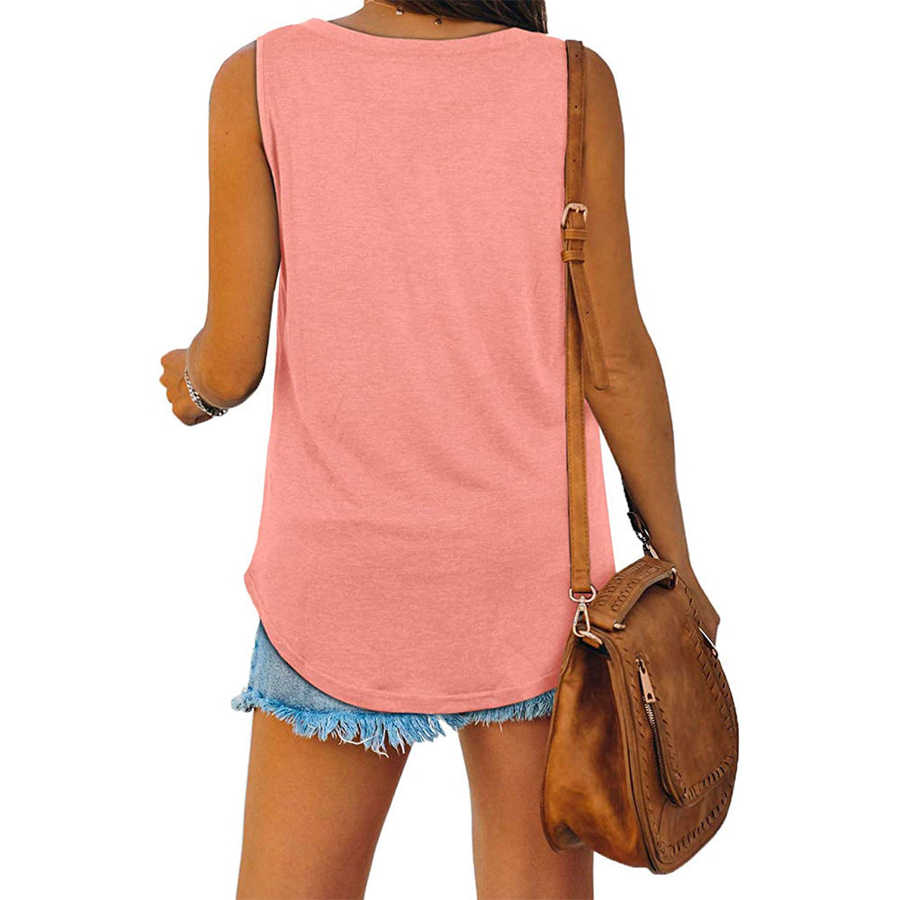 Echoarchiv | Mckayla Jersey V-Ausschnitt Tank-Top