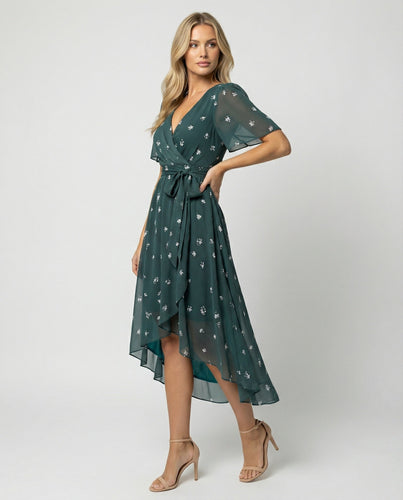 Echoarchiv | Midi Kleid mit Stilvollem