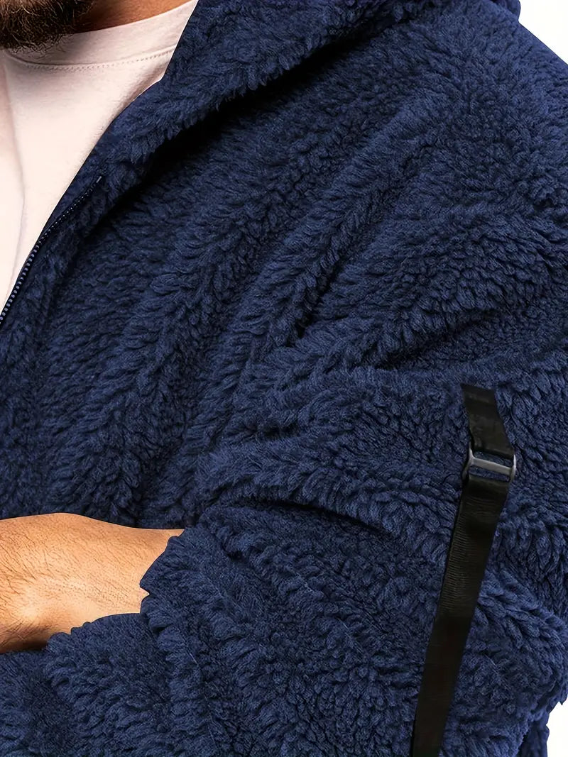 Echoarchiv Teddyjacke mit Reißverschluss für Männer