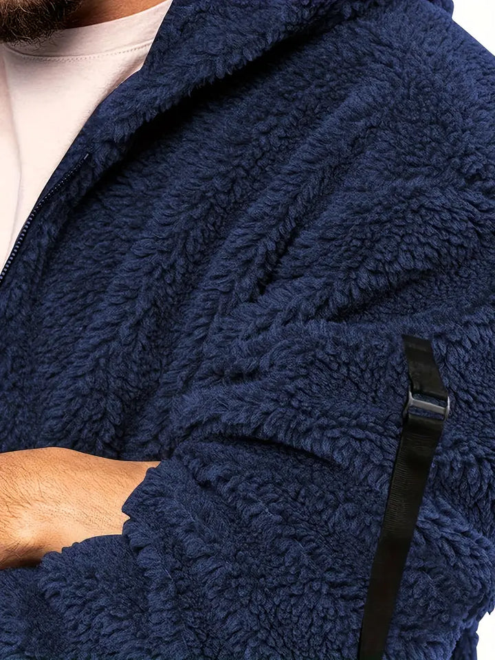 Echoarchiv Teddyjacke mit Reißverschluss für Männer
