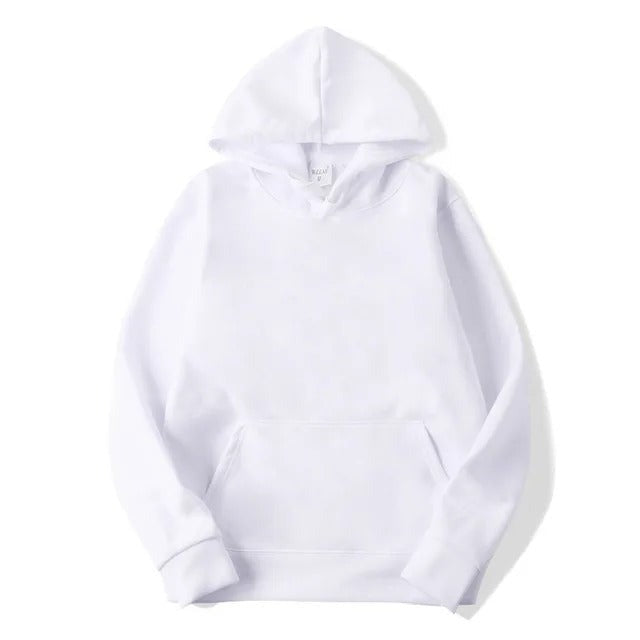 Echoarchiv | Unifarbener Kapuzenpullover Aus Baumwolle Für Frauen