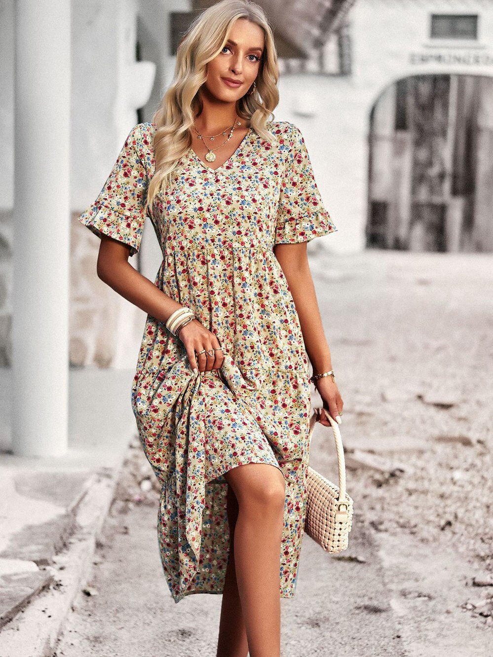 Jenery Geblümtes Sommerkleid