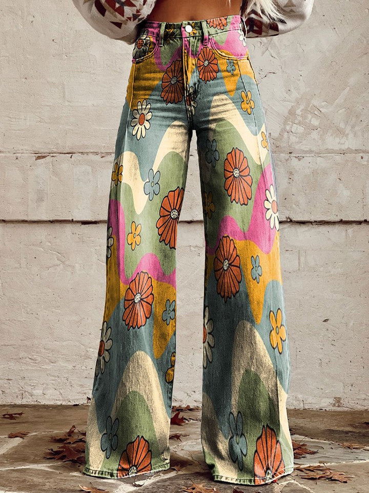 Echoarchiv | Floral Wide-Leg JEchoarchivns