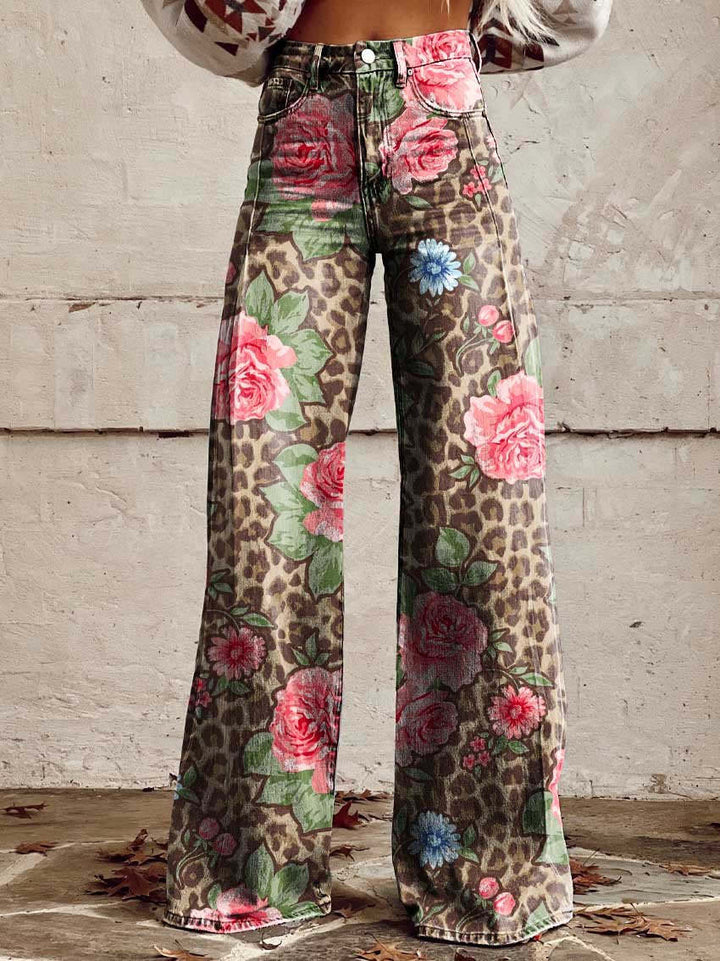 Echoarchiv | Bunte Vintage-Hose für Damen