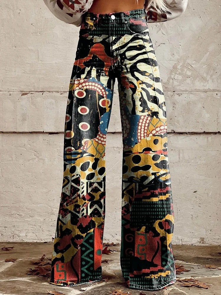Echoarchiv | Bunte Vintage-Hose für Damen