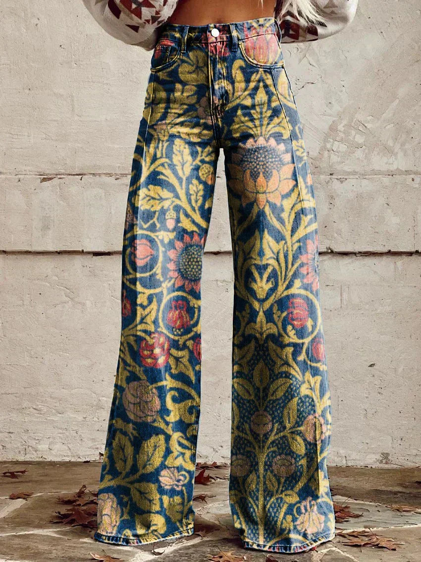 Echoarchiv | Floral Wide-Leg JEchoarchivns