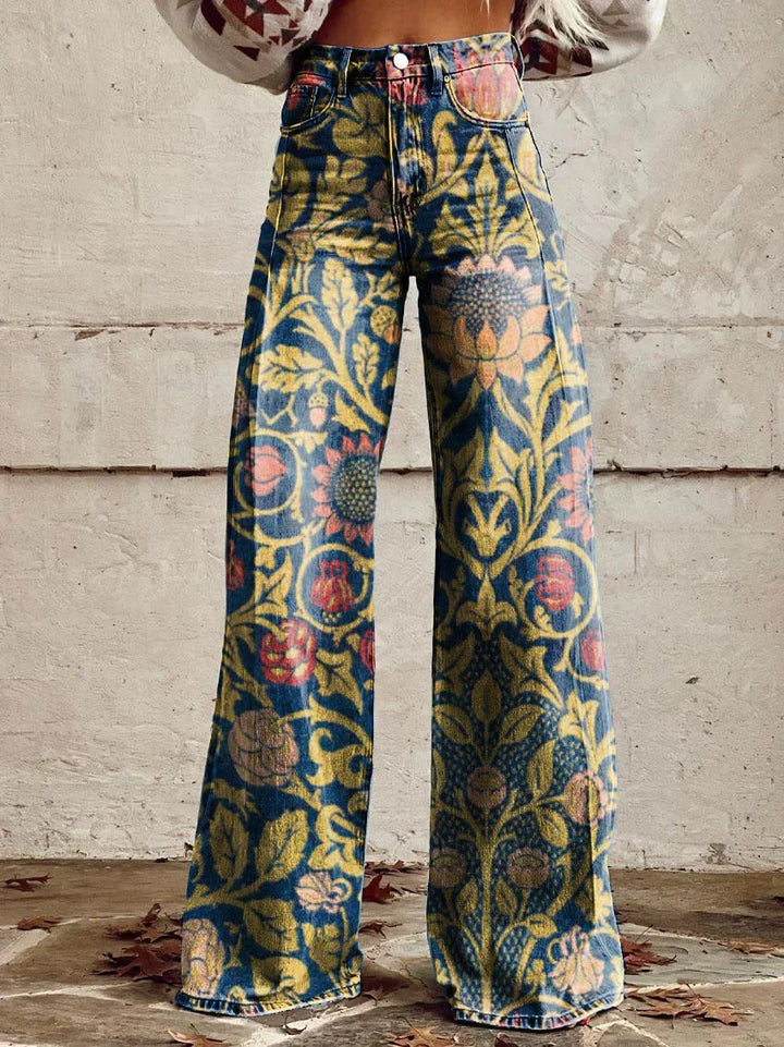 Echoarchiv | Floral Wide-Leg JEchoarchivns
