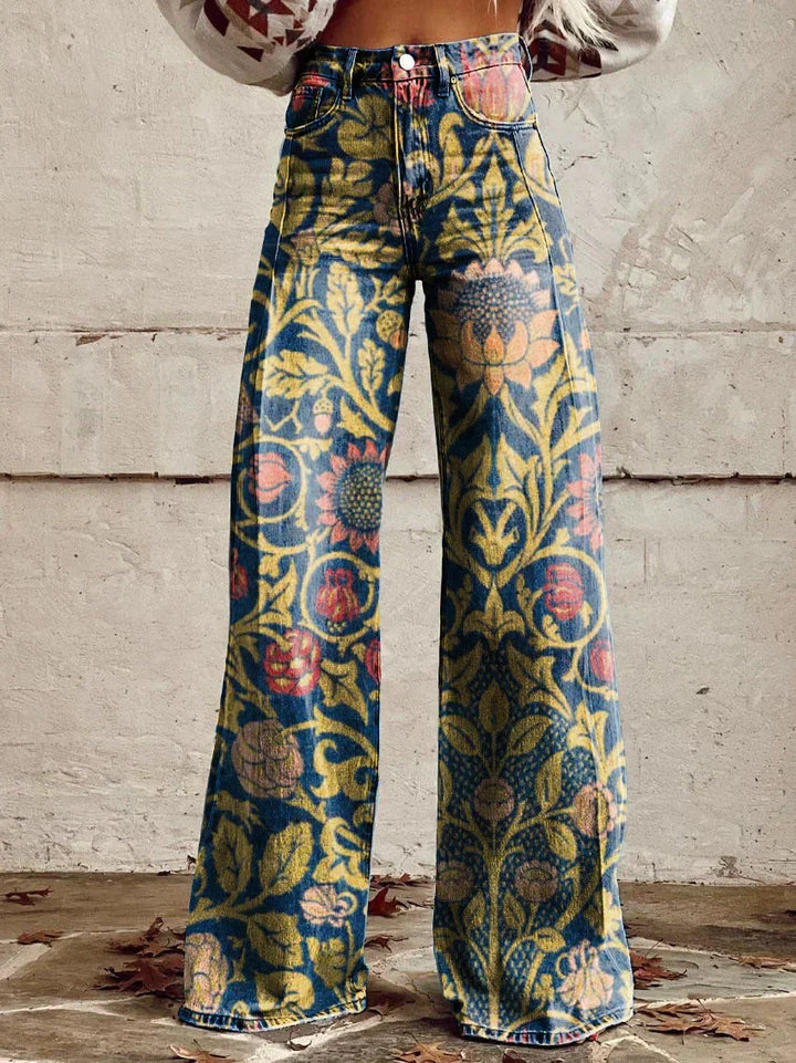 Echoarchiv | Bunte Vintage-Hose für Damen