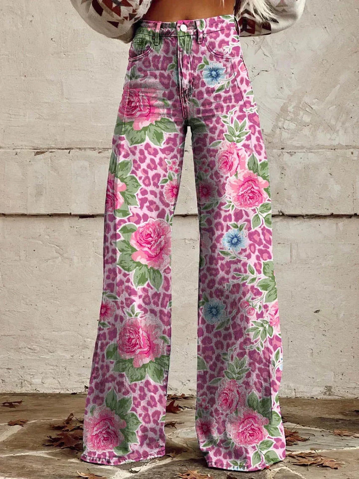 Echoarchiv | Bunte Vintage-Hose für Damen