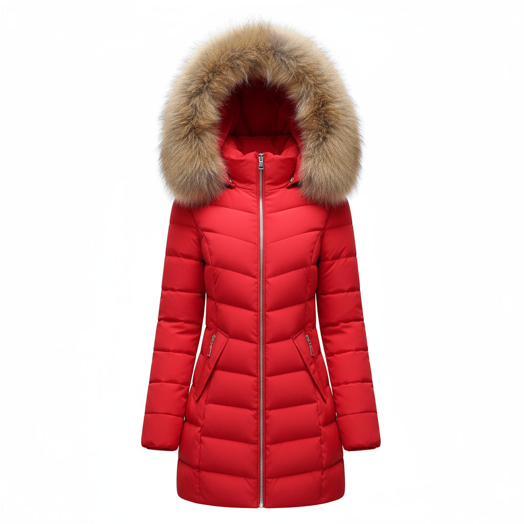 Echoarchiv | Daunenjacke mit Fellkragen - Warme Winterjacke