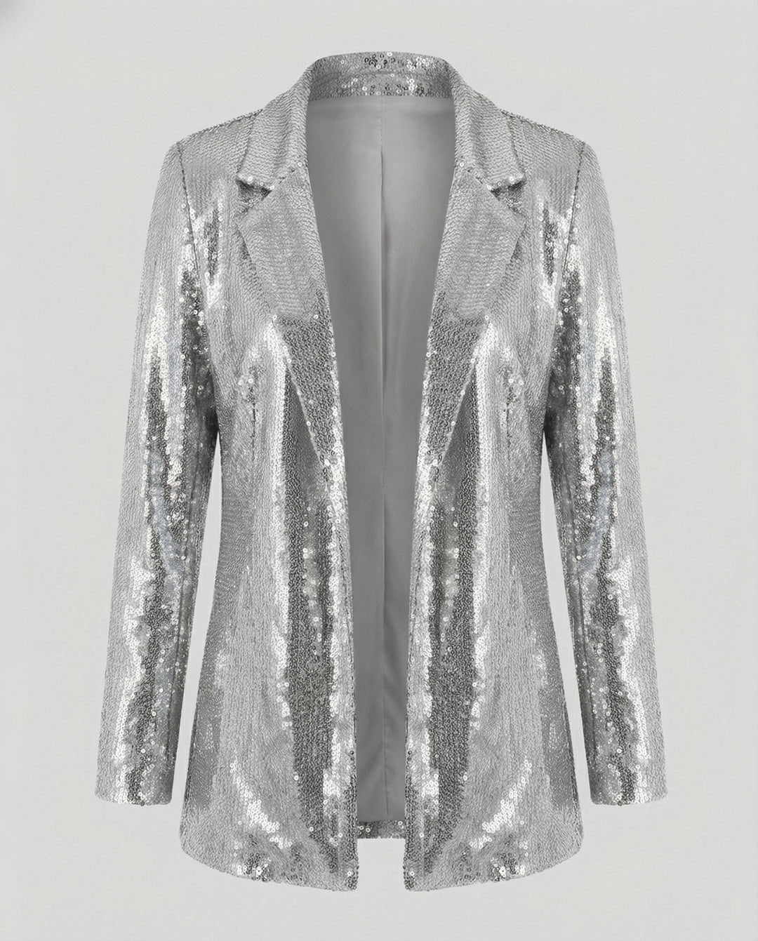 Glamouröser Pailletten Revers Blazer | Echoarchiv
