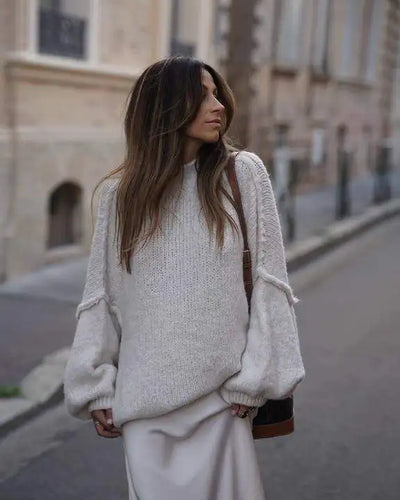 Echoarchiv - Flauschiger Oversize Strickpullover
