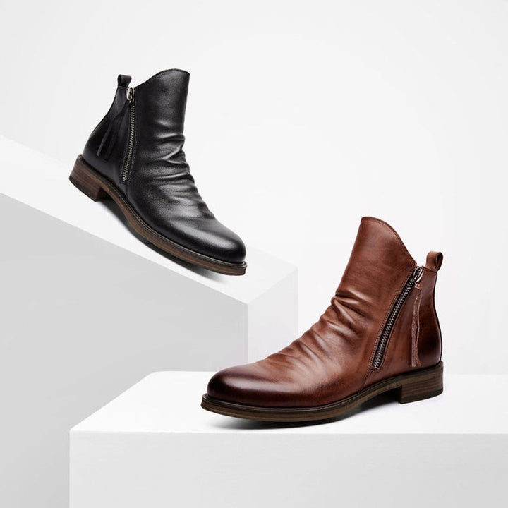 Echoarchiv - Lässige Herbst Stilvolle Stiefel mit Reißverschluss für Männer