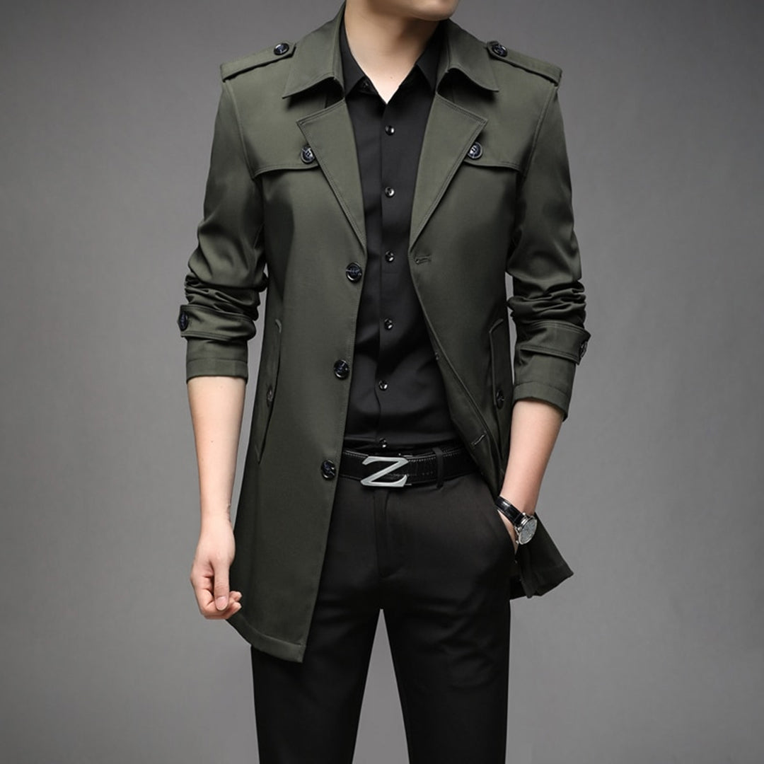 Echoarchiv | Herren Stilvoller Trenchcoat - Wasserdicht & Winddicht