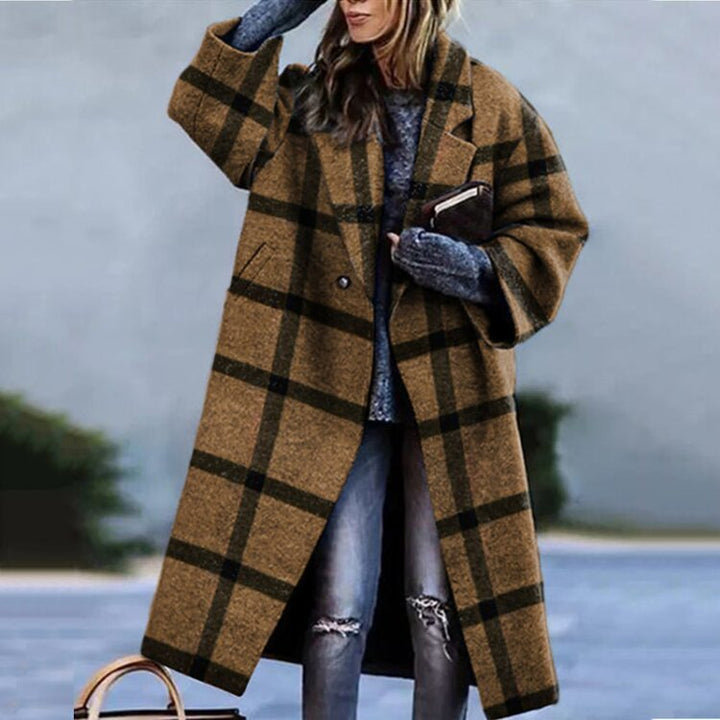 Herren Mantel Lang | Oversized Wintermantel mit Notch-Lapel & Taschen – Montevé