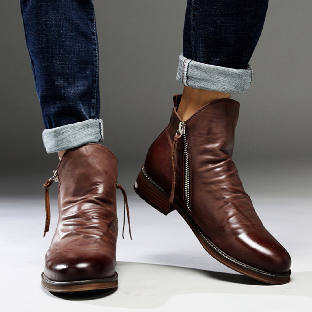 Echoarchiv - Lässige Herbst Stilvolle Stiefel mit Reißverschluss für Männer