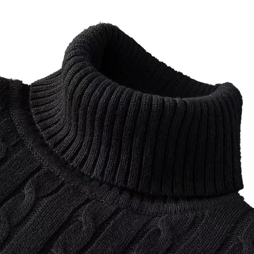 Echoarchiv | Kuscheliger Herrenpullover mit trendigem Rollkragen - Wintersaison 2024