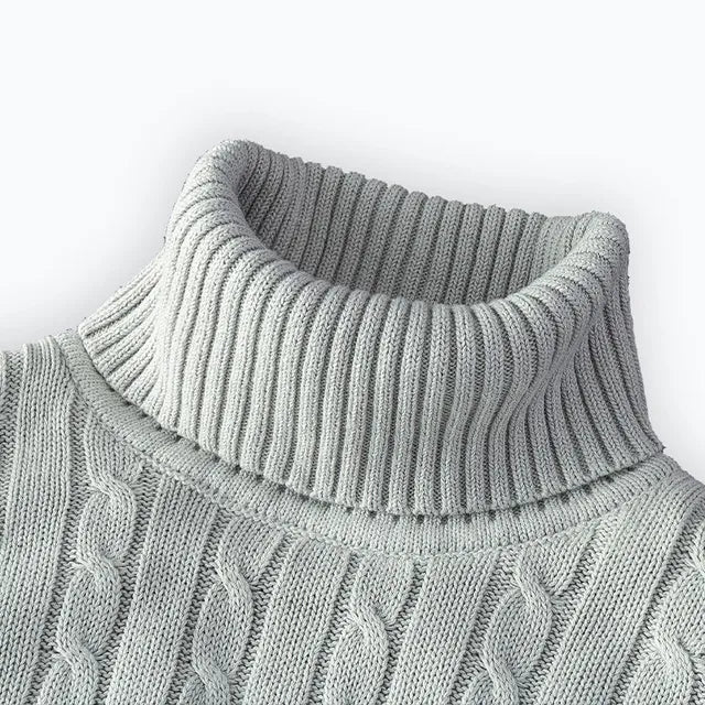 Echoarchiv | Kuscheliger Herrenpullover mit trendigem Rollkragen - Wintersaison 2024