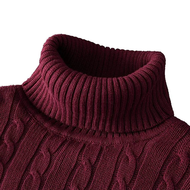 Echoarchiv | Kuscheliger Herrenpullover mit trendigem Rollkragen - Wintersaison 2024