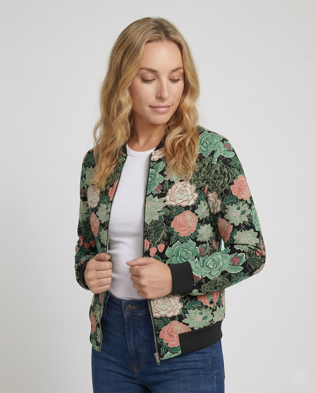 Echoarchiv | Bedruckte Zip Jacke