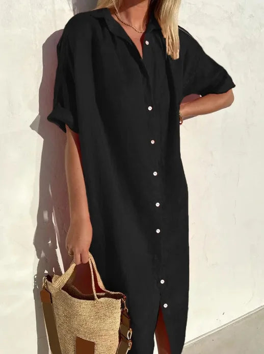 Echoarchiv | Leinen Hemdkleid