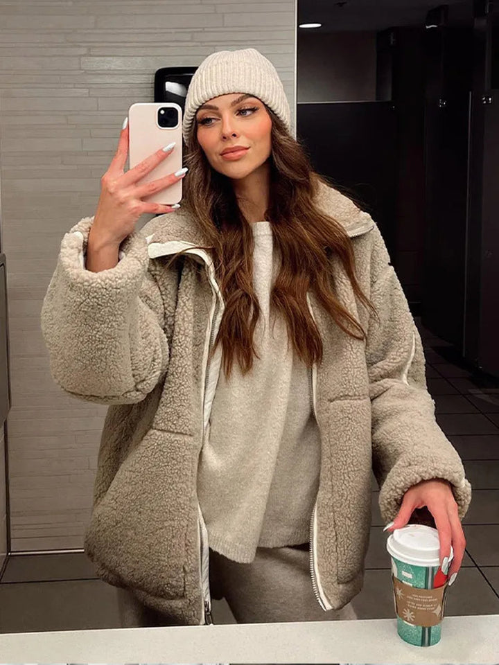 Echoarchiv | Stylische Relaxed Fleecejacke für Frauen Gemütlich und Bequem