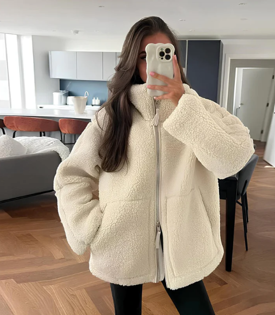 Echoarchiv | Stylische Relaxed Fleecejacke für Frauen Gemütlich und Bequem