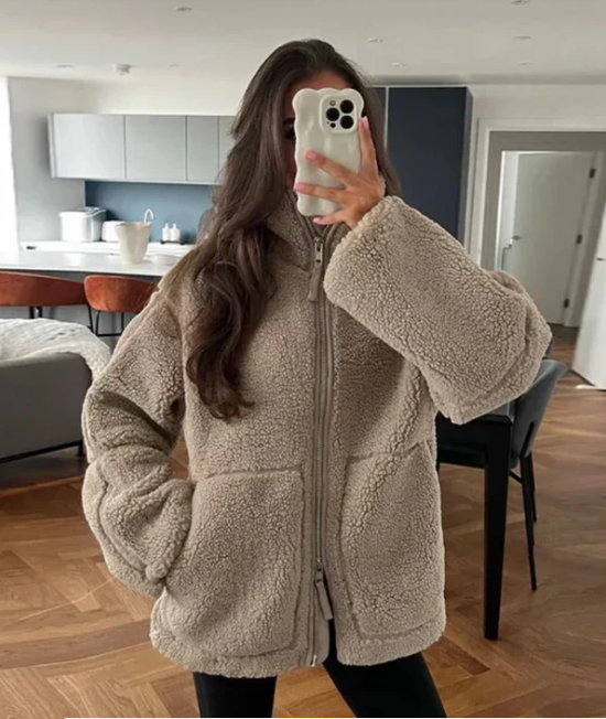 Echoarchiv | Stylische Relaxed Fleecejacke für Frauen Gemütlich und Bequem