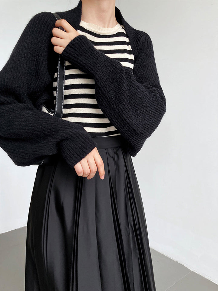 Strick Bolero mit Langen Ärmeln Weich und Modern Perfekt für Layering – Veloura