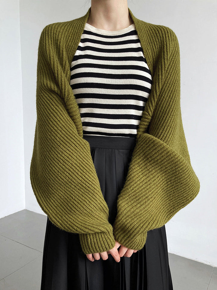 Strick Bolero mit Langen Ärmeln Weich und Modern Perfekt für Layering – Veloura