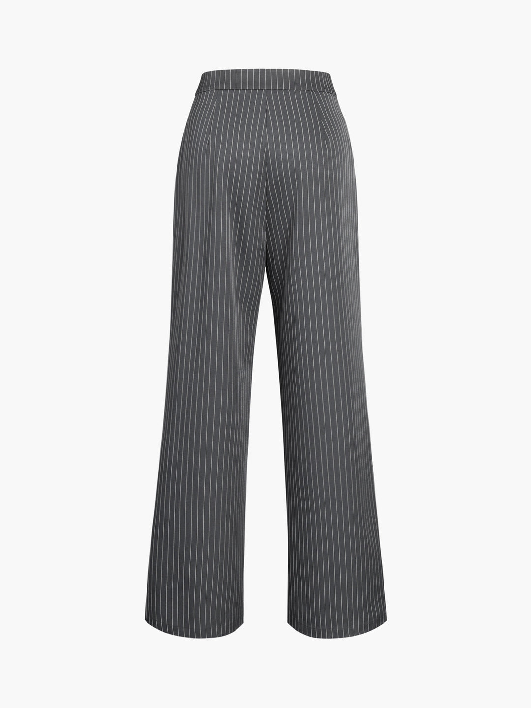 Echoarchiv | Elegante Nadelstreifen-Faltenhose mit Weitem Bein