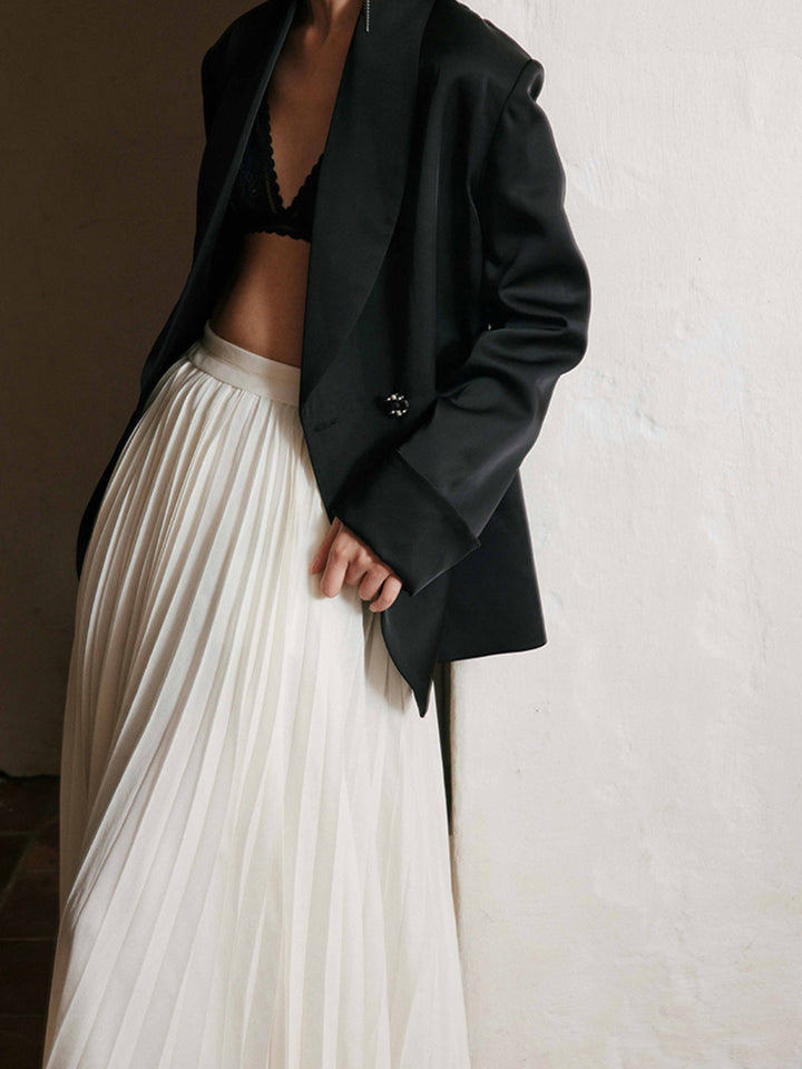 Echoarchiv | Eleganter Faltenrock Maxi